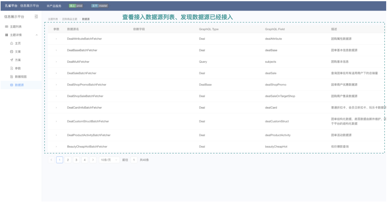 图26 数据源列表可视化